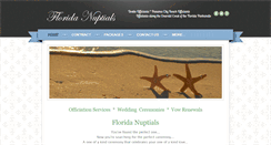 Desktop Screenshot of floridanuptials.com